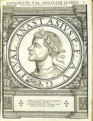 Anastasio I, ilustración de 